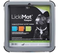 Lickimat Accessorio Per Mangiatoia Per Cani Keeper Grigio 25X25X5 Cm