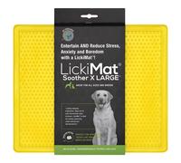 LickiMat Succhietto Large Giallo 30,5x25,5cm per Cani - Futtermatte,