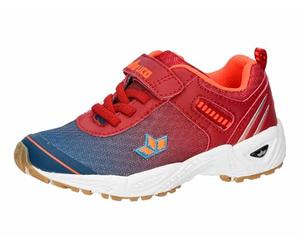 Lico Barney VS - Scarpe da Ginnastica da Bambino, Unisex, Colore Rosso/Petrolio/Arancione, 26 EU, Rosso Petrolio Arancione, 26 EU