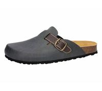 Lico, Bioline Clog Style, pantofole da uomo, grigio/marrone., 36 EU