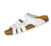 Lico Bioline Flora, Ciabatte Donna, Bianco Weiss Silber, 41 EU