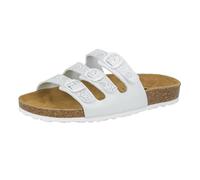 Lico Bioline Flower, Ciabatte, Bianco (Weiss/Silber Weiss/Silber), 40 EU