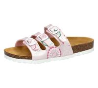 Lico Bioline Flower Kids, Sabot Bambina, Rosa, Bianco, 26 EU