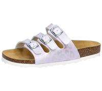 Lico Bioline Kids, Ciabatte Unisex-Bambini, Lila/Argento, 27 EU