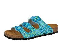 Lico Bioline Lady, Pantofole a Collo Basso Donna, Turquoise Lemon, 40 EU