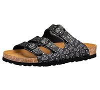Lico Bioline Lady Soft, Pantofole, Nero/Argento, 36 EU