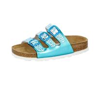 Lico Bioline Trendy, Pantofole a Collo Basso, Turchese (Tuerkis/Weiss Tuerkis/Weiss), 34 EU