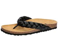 Lico Bioline Trenza, Pantofole Donna, Nero, 41 EU
