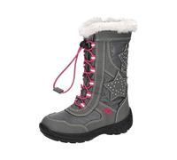 Lico Cathrin, Stivali da Neve, Grigio (Grau/Pink Grau/Pink), 35 EU