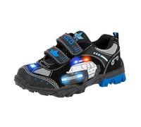 Lico Chief V Blinky, Scarpe da Corsa Unisex-Bambini, Nero/Blu Reale/Argento, 22 EU