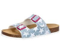 Lico Ciabatte da Donna Bioline Platino, Blu/Bianco, 40 EU, Blu Bianco, 40 EU