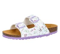 Lico Ciabatte Unisex per Bambini Bioline Rocky, Bianco/Lilla, 33 EU
