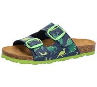 Lico Ciabatte Bioline Universe - Unisex per bambini - Blu marino/verde - Taglia 32 EU
