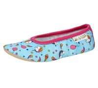Lico G 1 Style, Scarpe da Ginnastica Unisex-Bambini, Turchese e Rosa, 28 EU