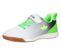 Lico Marlin VS - Scarpe da Ginnastica Interne, Colore: Bianco/Nero/Limone, 34 EU