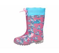 Lico Powerlight W Blinky - Stivali in gomma, colore: rosa/turchese, 32 EU, Rosa turchese, 32 EU