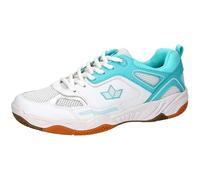 Lico Scarpe da Ginnastica da Donna Sprint Indoor, Bianco Turchese, 40 EU