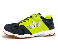Lico Sport VS, Scarpe da Ginnastica per Ambienti Interni Unisex-Bambini, Antracite/Limone, 41 EU