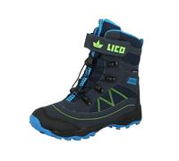 Lico Sundsvall Vs, Stivali da Neve, Marine/Blau/Lemon, 33 EU