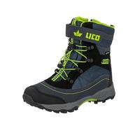 Lico Sundsvall Vs, Stivali da Neve Unisex-Bambini, Blu (Marine/Schwarz/Lemon Marine/Schwarz/Lemon), 27 EU