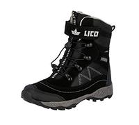 Lico Sundsvall VS, Stivali da Neve Unisex-Bambini, Nero Nero Grigio, 31 EU