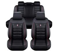 LICOME Auto Set Coprisedili per VW ID.3 ID3 PRO/S/Pure/PRO Performance 2021-2025, Copri Sedile Anteriori Posteriori, Auto Coprisedile Pelle, Impermeabile Antiscivolo Protezioni Sedili,C Black Red