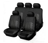 LICOME Coprisedili Auto per Renault Koleos 1.Gen (HY) 2009-2016, Set Completo Sedili Anteriori e Posteriori, Coprisedile Traspiranti Antiscivolo per Protezione Sedili,A Black