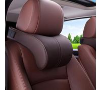 LICOME Cuscino Poggiatesta Auto per Citroen AMI Xsara Picasso Berlingo, Supporto Testa Collo in Memory Foam, Ortopedico per Cervicale, Supporto per Seggiolino Traspirante Comodo,F Coffee1