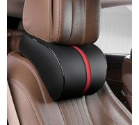 LICOME Cuscino Poggiatesta Auto per Mercedes Benz CLA/CLS/E Class Coupe/S Class Coupe, Supporto Testa Collo in Memory Foam, Ortopedico per Cervicale, Supporto per Seggiolino Traspirante Comodo