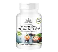 Licopene 10mg da estratto di pomodoro - 60 capsule, carotenoide - vegano | er...
