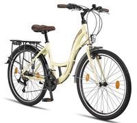 Licorne Bike, Stella - Bicicletta da città da 20”, 24”, 26” e 28”, per ragazze, ragazzi, uomini e donne, cambio a 21 marce (6 marce per 20”), city bike in stile olandese