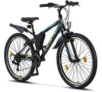 Licorne - Mountain bike per bambini, uomini e donne, con cambio Shimano a 21 marce