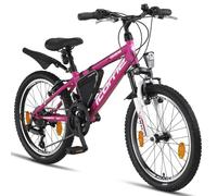 Licorne - Mountain bike per bambini, uomini e donne, con cambio Shimano a 21 marce