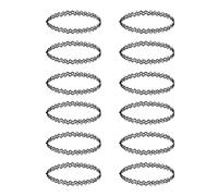 LICQIC 12 Pezzi Girocollo Collane Set di Collane a Girocollo per Ragazza donna e Bambina