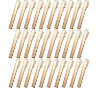 LICQIC 30 fermagli per capelli a coccodrillo, in metallo, a coccodrillo, per extension per capelli fai da te (oro, 66 mm)