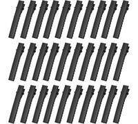 LICQIC 30 fermagli per capelli a coccodrillo, in metallo, per extension fai da te (nero, 46 mm)