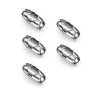 LICQIC Connettori a Clip in Acciaio Inossidabile, Sostituzione Connettore a Catena Verticale Clip, per Tende Verticali a Rullo da 4,5 mm, per Romane e Verticali, 5 In Ccciaio Inox