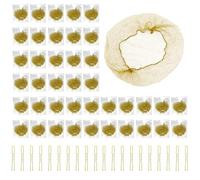 LICQIC Retine per chignon, rete per chignon da balletto, rete per chignon marrone, rete invisibile per capelli per ragazze, 40 pezzi, rete per balletto e 20 forcine per chignon