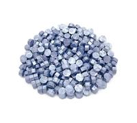 LICQIC Set di 300 perline di ceralacca per sigilli in ceralacca, colore blu ceneri