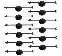 Licsaliwe 12 frecce da Gioco da 3, 9 Pollici con Base, frecce in plastica per Giochi da Tavolo Fai da Te in Classe, Ricambio per Giochi di società Gira la Ruota