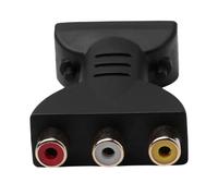 Licsaliwe Adattatore convertitore da HDMI a AV, multimedia portatile al convertitore audio video giallo bianco rosso