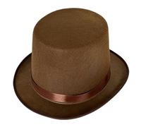 Licsaliwe Cappello a cilindro per bambini, cappello da mago in feltro nero, costume unisex per il ballo, carnivali, festa/11x10.2x5.1