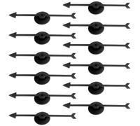 Licsaliwe Frecce da Gioco in plastica 12 Pezzi - Frecce con Base per Giochi da Tavolo Fai da Te in ira la Ruota Party/3, 9 Pollici