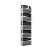 Licsaliwe Over the Door Storage a 5 livelli, porta tappo con 10 tasche a mesh e finestra trasparente per l'armadio, organizzazione parete