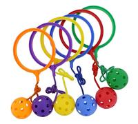 Licsaliwe Palla per Saltare alla Caviglia per Bambini - Giocattolo con Anello da Salto da 6 Pezzi, Set di Palline Sportive per Fitness di coordinazione per Ragazze