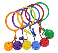 Licsaliwe Palla per Saltare alla Caviglia per Bambini - Giocattolo con Anello da Salto da 6 Pezzi, Set di Palline Sportive per Fitness di coordinazione per Ragazze