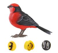 Licsaliwe Robot Bird - Giocattolo per Uccelli cinguettanti Che Canta elettricamente, Giocattolo interattivo con Simulazione attivata dal Suono del Movimento, Style2