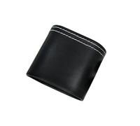 Licsaliwe Tazza per dadi in pelle a doppio strato portatile silenziosa per giochi di società da poker bar/2.8x1.4