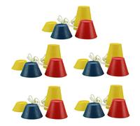 Licsaliwe Tee da Golf Invernale, 5 Set di Tee in Gomma per Tappetino da Golf - 4 Diverse Altezze per Le giornate gelide, Pratica sul Campo Pratica