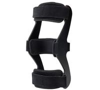 Licsaliwe Tutore immobilizzatore per ginocchio regolabile, ginocchiera morbida e traspirante con imbottitura, supporto per iperestensione e rapimento emiplegico